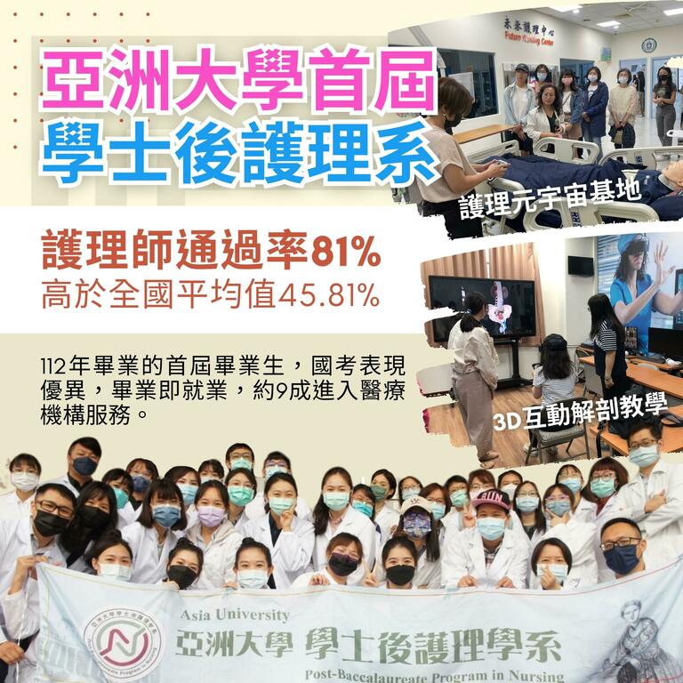 2023-11-02_亞大學士後護理系首屆畢業生，護理師通過率81%，遠於全國平均值